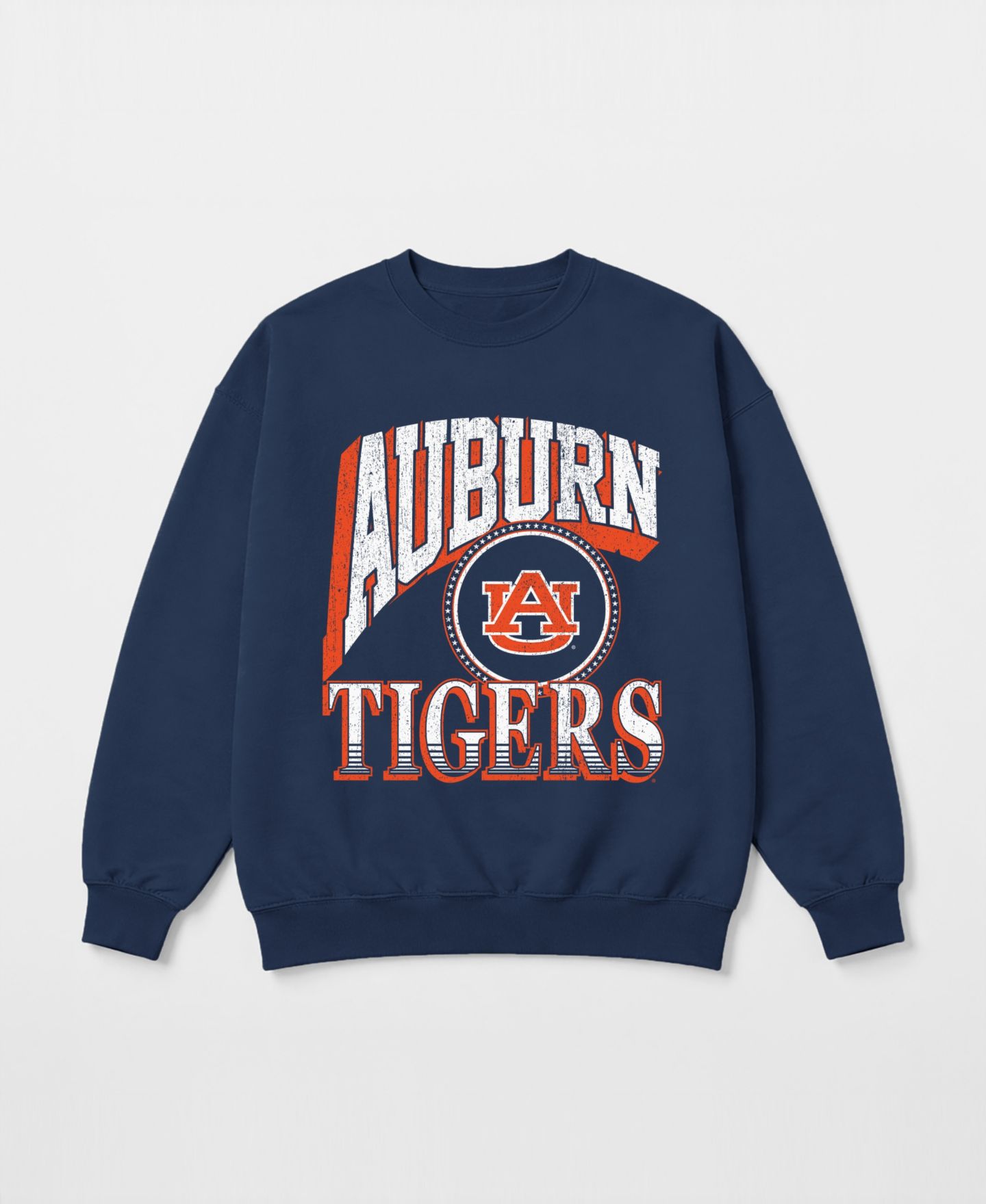 Женская толстовка Gameday Couture Navy Auburn Tigers Main Character Oversized Premium Drop Shoulder — фото 4