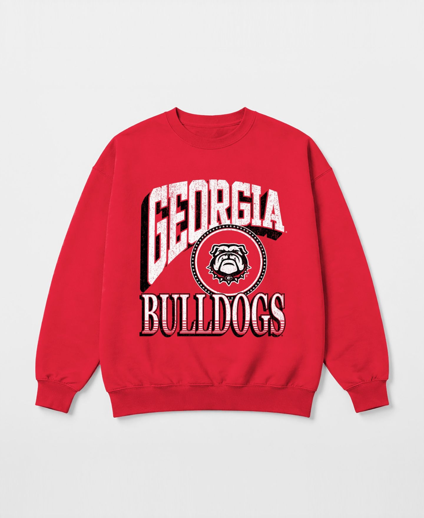 Женская толстовка Gameday Couture Red Georgia Bulldogs Main Character Oversized Premium Drop Shoulder — фото 5