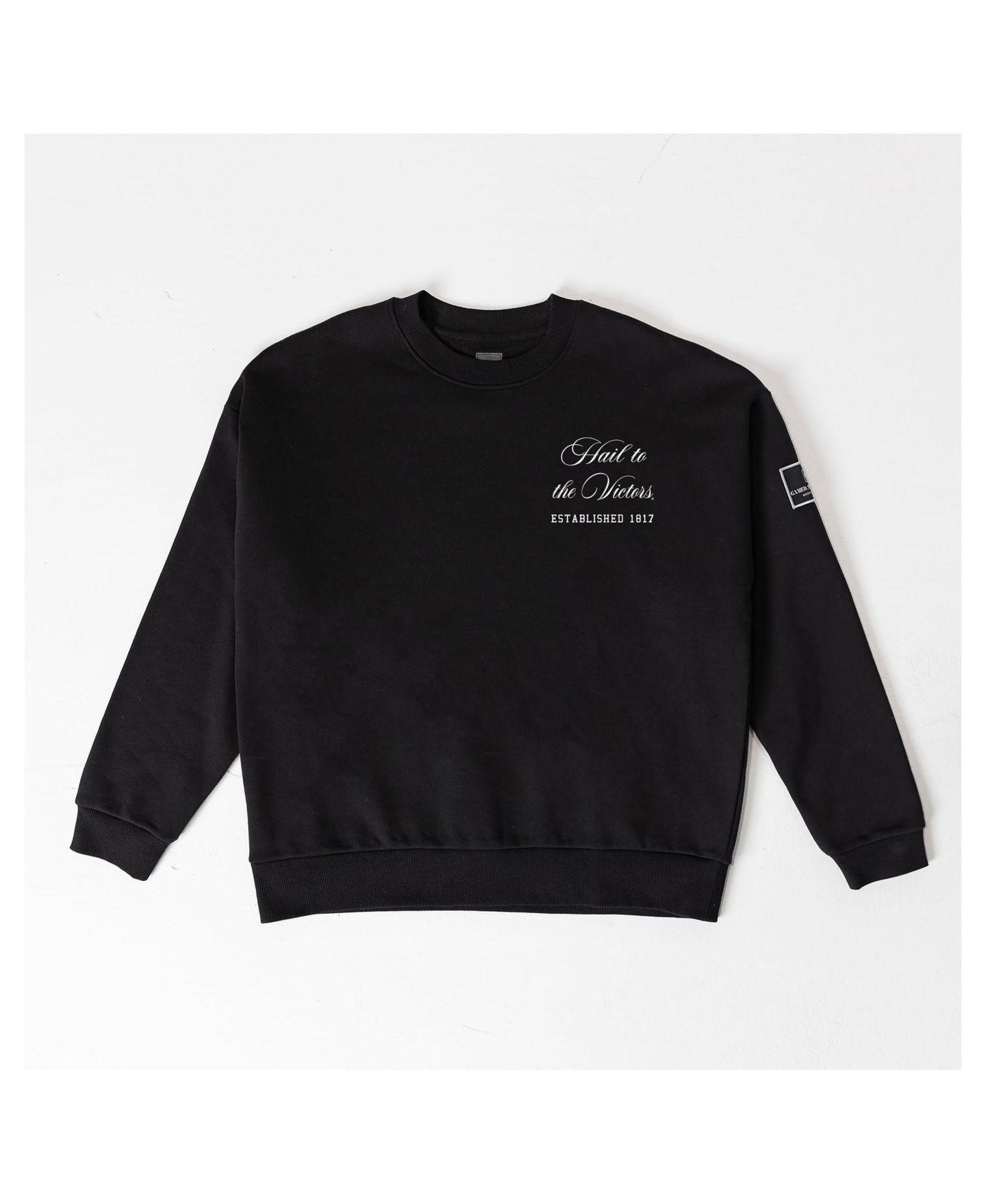 Женская толстовка Gameday Couture Black Michigan Wolverines Classic Charm Black Label Premium Drop Shoulder — фото 4