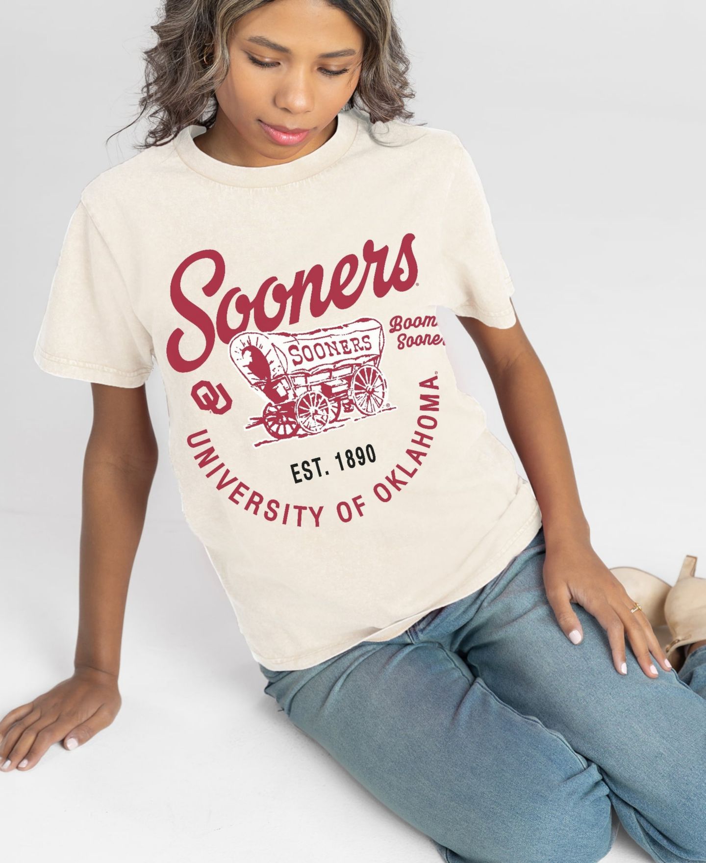 Женская футболка Gameday Couture Natural Oklahoma Sooners You Know Our Name — фото 1