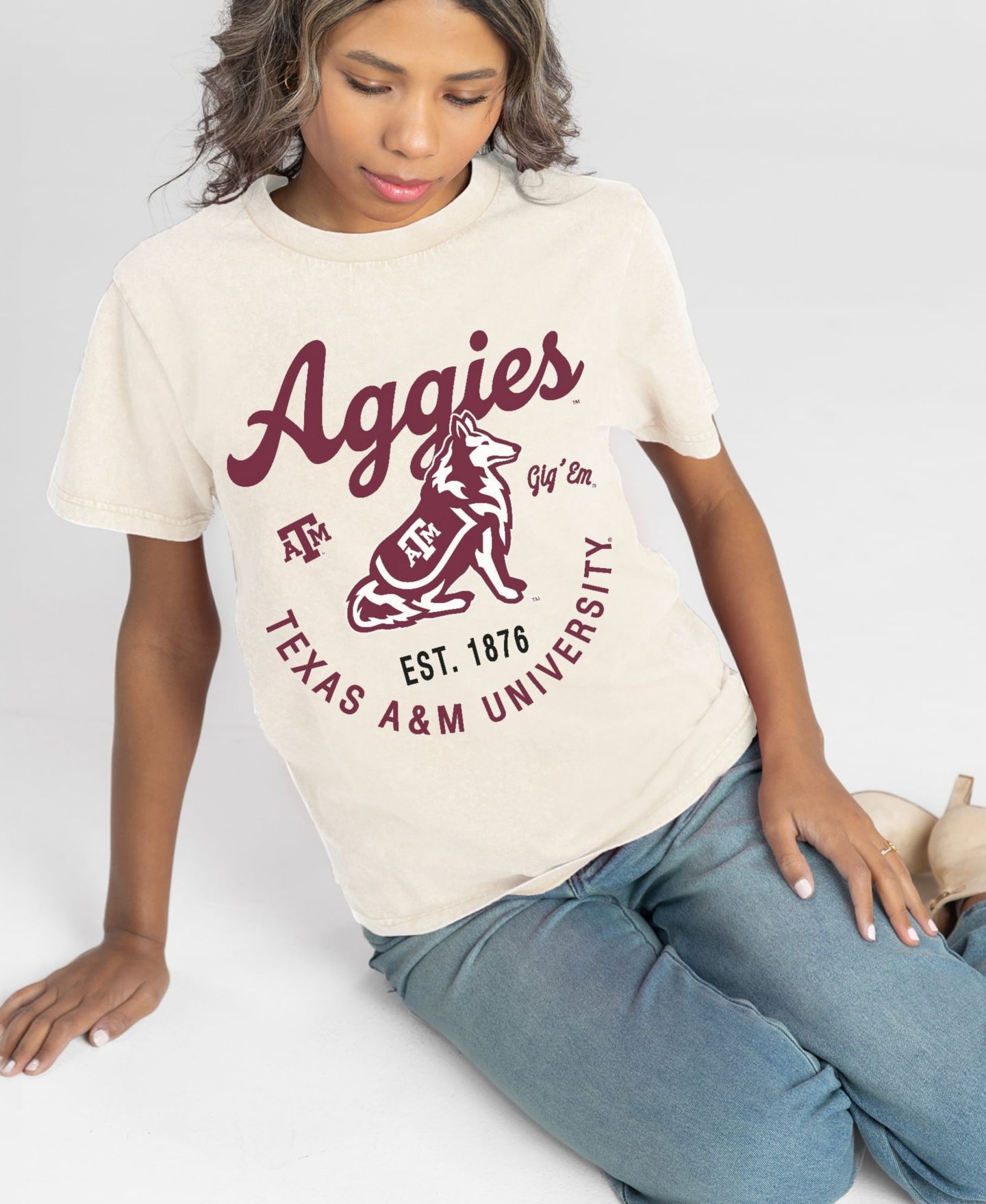 Женская футболка Gameday Couture Natural Texas A&M Aggies You Know Our Name — фото 1