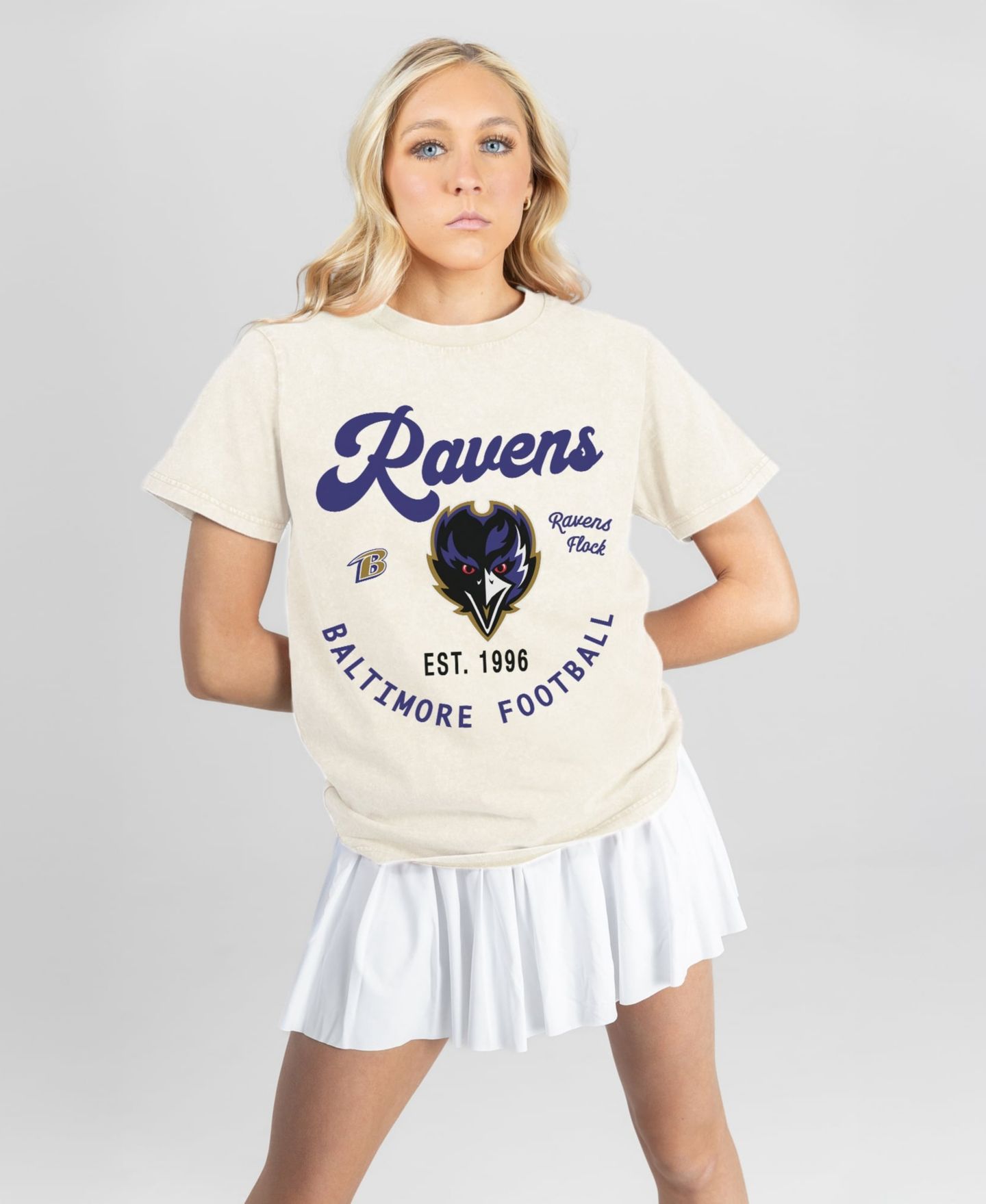 Женская футболка Gameday Couture Natural Baltimore Ravens You Know Our Name — фото 1