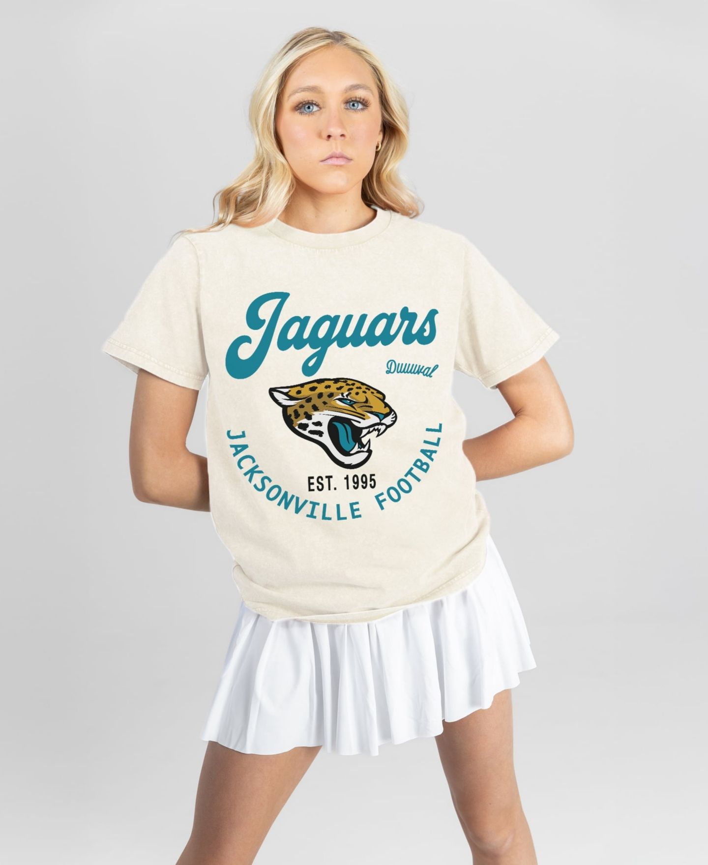 Женская футболка Gameday Couture Natural Jacksonville Jaguars You Know Our Name — фото 1