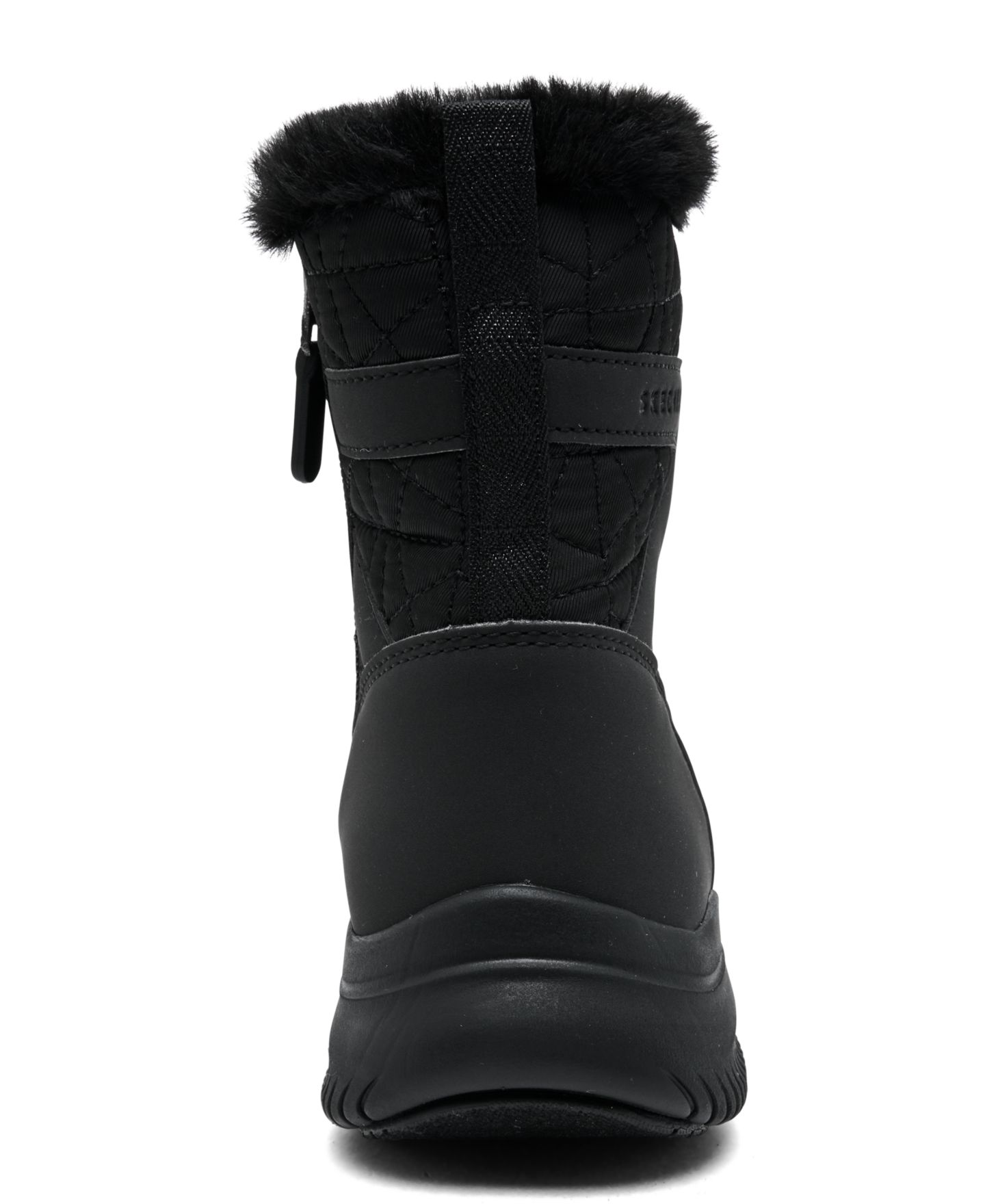 Женские кроссовки Skechers Slip-Ins: Ultra Flex 4.0 - Winter Rush Sneaker, цвет: Чёрный — фото 4