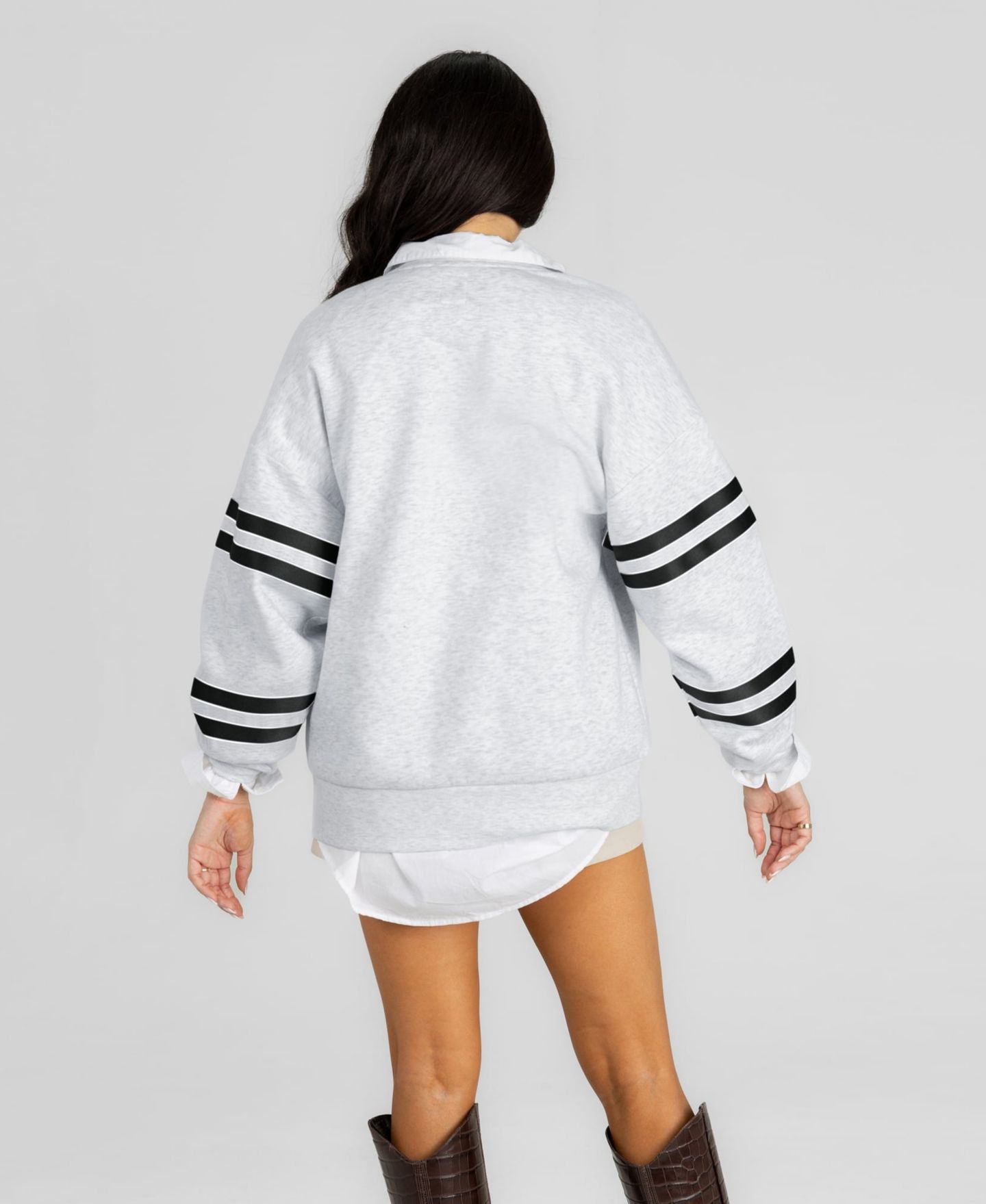 Женская толстовка Gameday Couture Ash South Carolina Gamecocks Off the Grid Oversized Fleece — фото 2