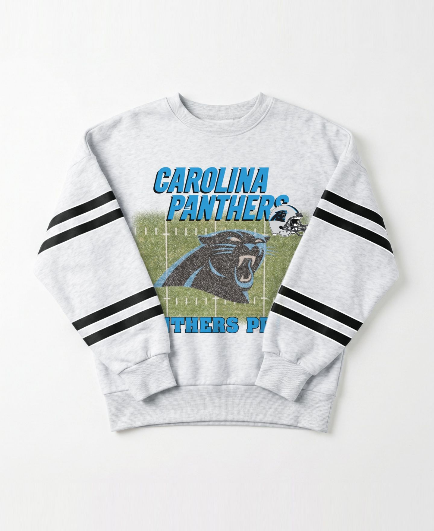 Женская толстовка Gameday Couture Ash Carolina Panthers Off the Grid Oversized Fleece — фото 6