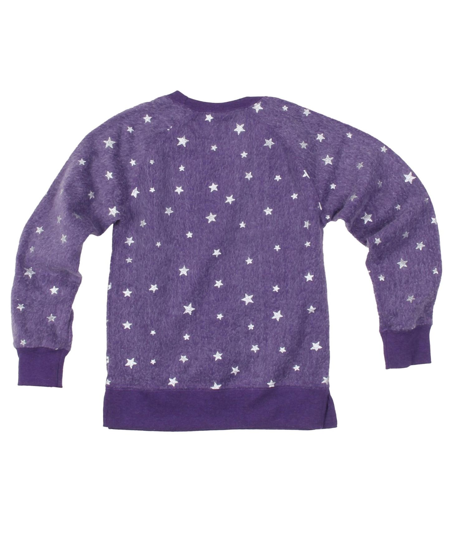 Толстовка Wes & Willy Purple Washington Huskies Shimmer Star Reverse Fleece для девочек — фото 2