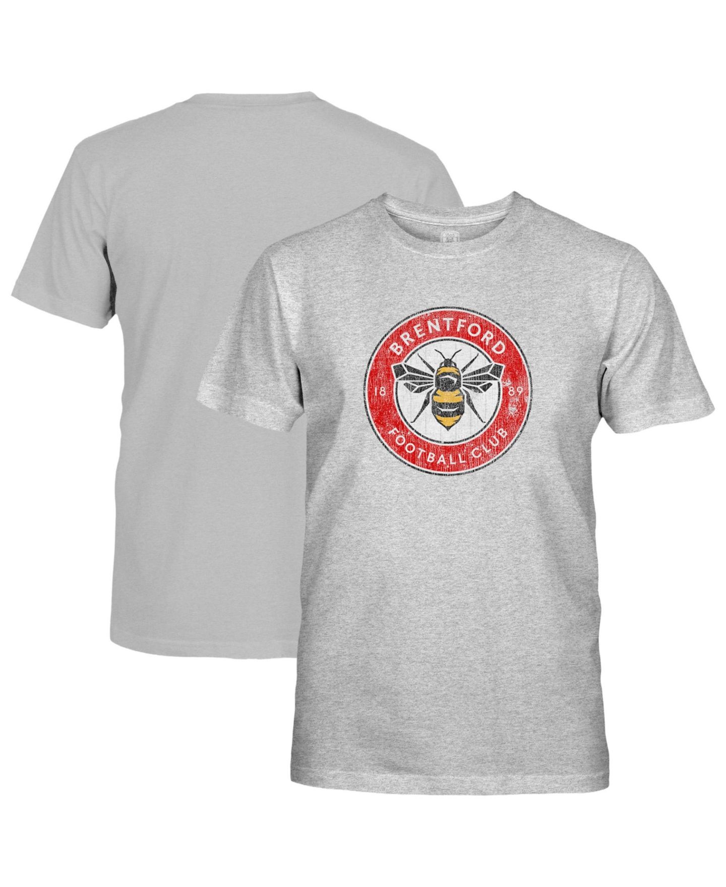 Детская футболка 1863FC Heather Gray Brentford FC Color Badge — фото 1