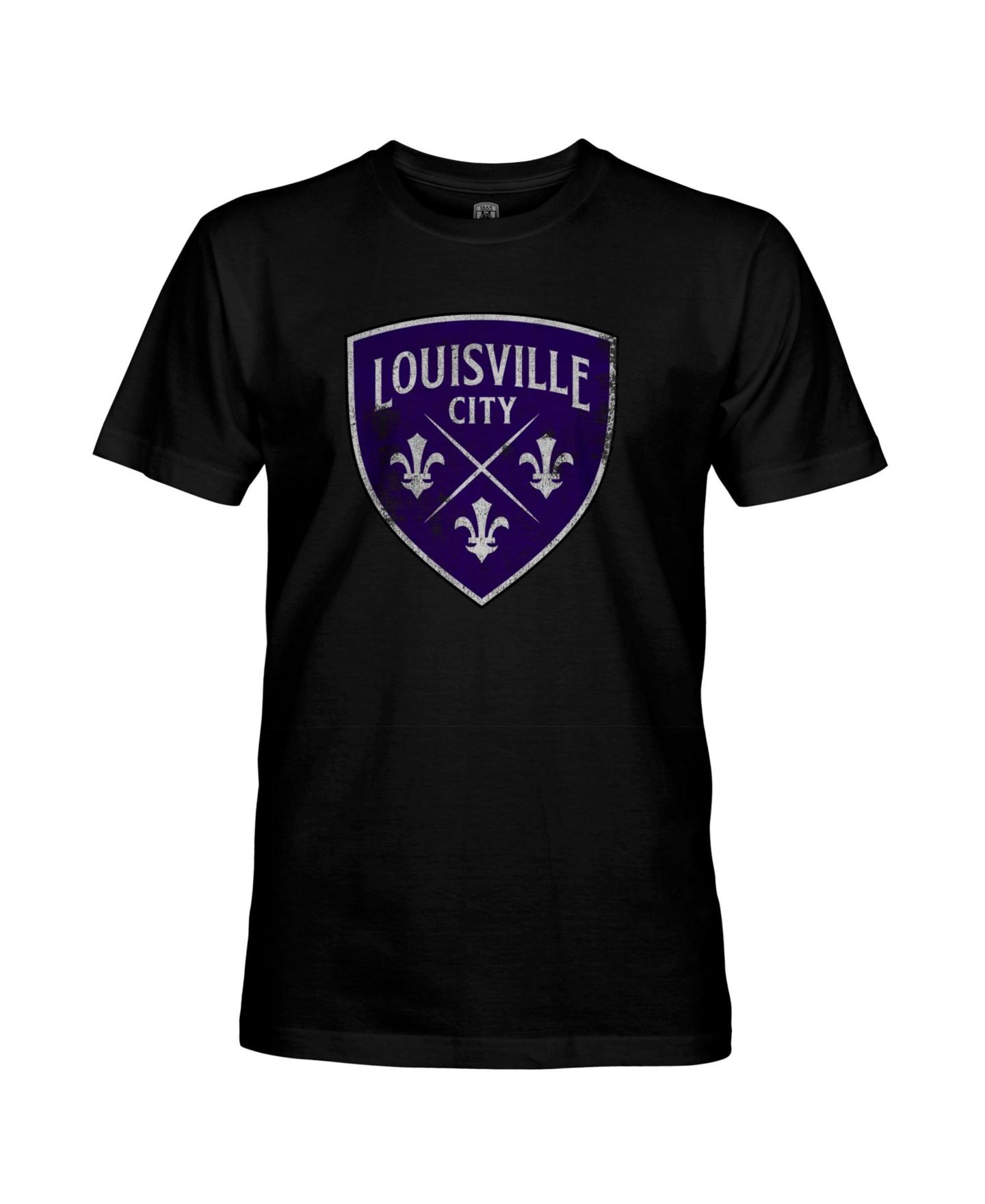 Мужская футболка 1863FC Black Louisville City FC Color Badge — фото 2
