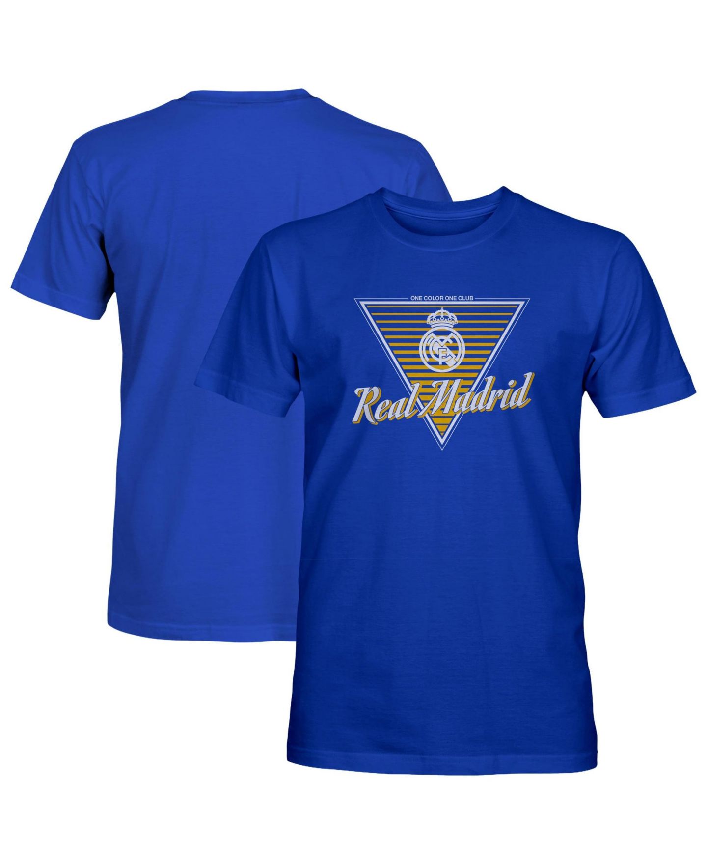 Мужская футболка 1863FC Blue Real Madrid Triangle Cotton — фото 1