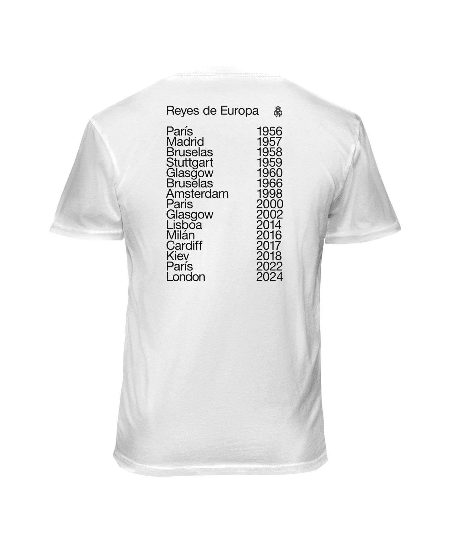 Мужская футболка 1863FC White Real Madrid Championships Soft Wash — фото 3