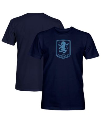 Men's Navy Aston Villa Mono Badge T-Shirt