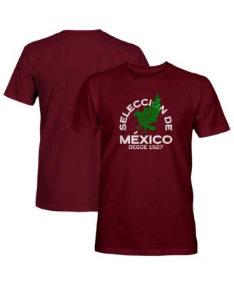 Men's Maroon Mexico National Team Established Location T-Shirt