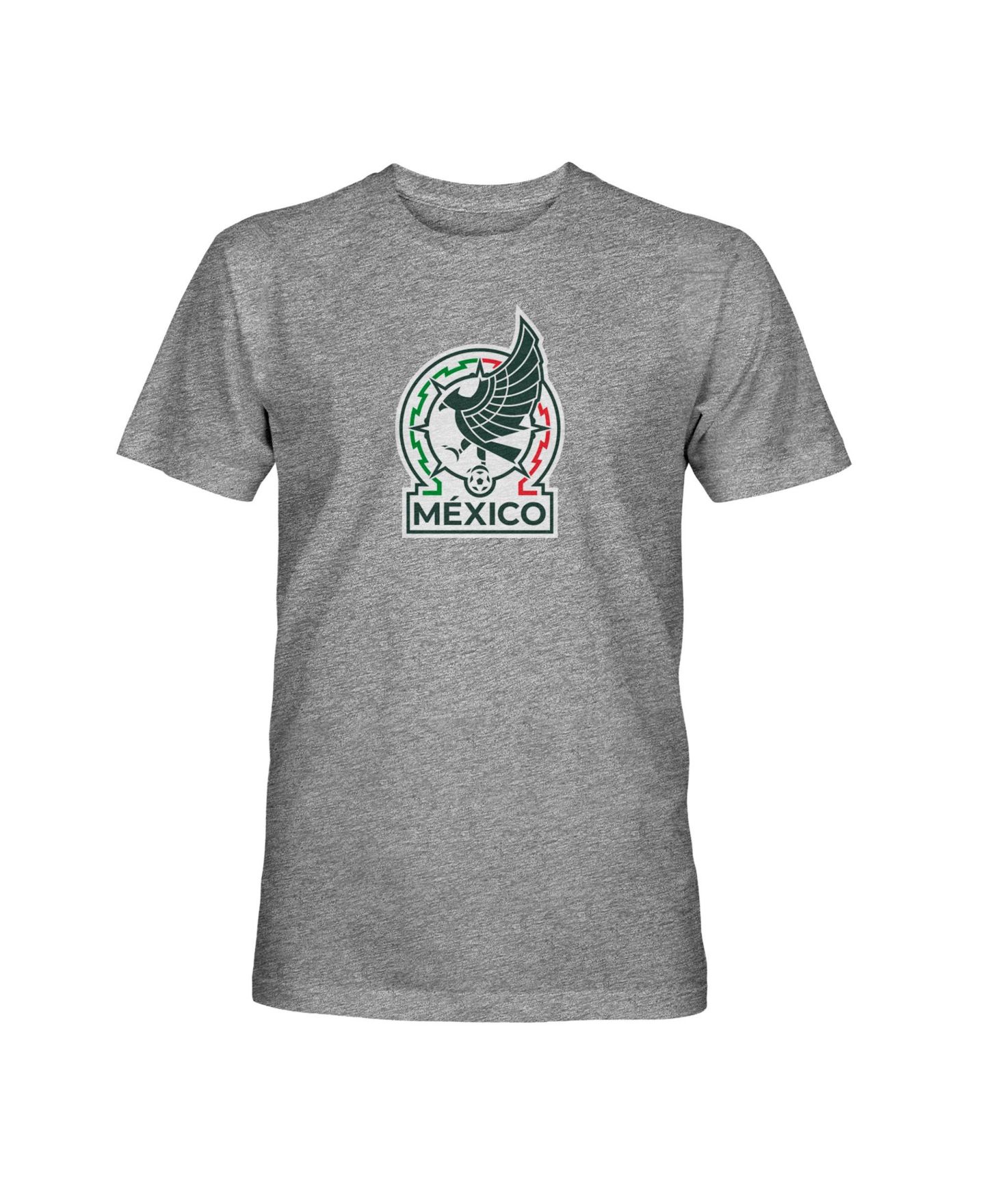 Мужская футболка 1863FC Gray Mexico National Team Color Badge Vintage Tri-Blend — фото 2