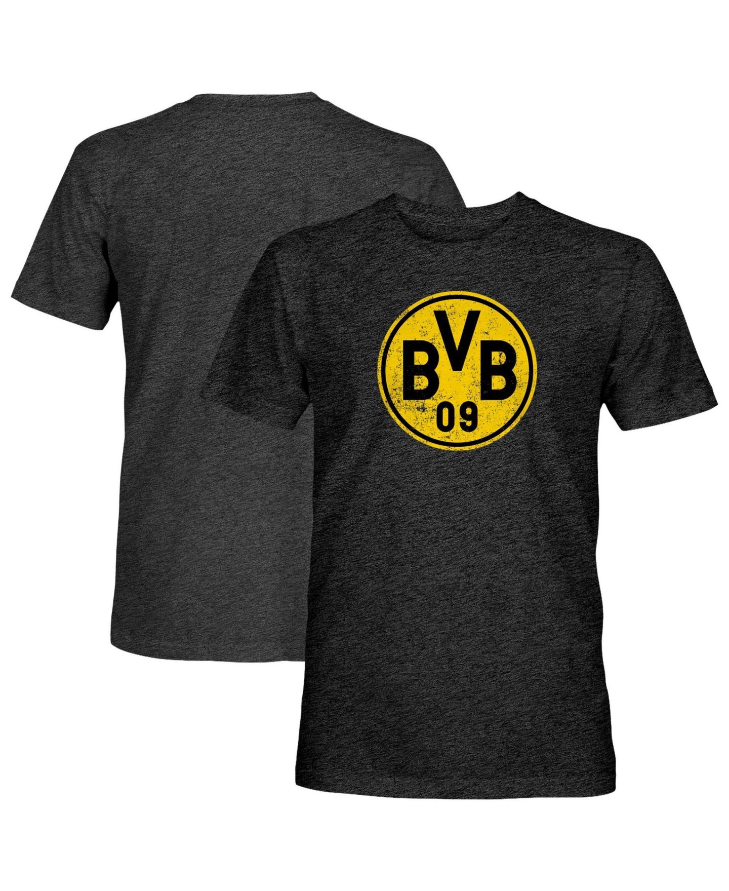 Мужская футболка 1863FC Black Borussia Dortmund Color Badge Tri-Blend — фото 1