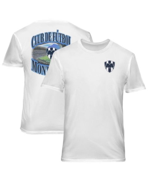 Мужская футболка 1863FC White CF Monterrey Wordmark Cotton