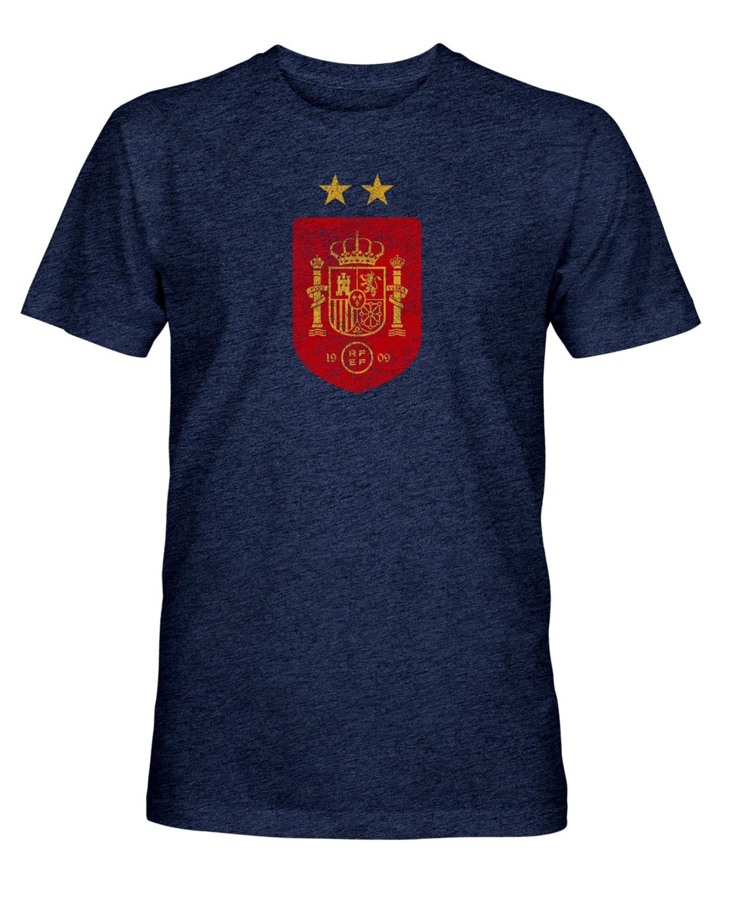 Мужская футболка 1863FC Navy Spain National Team Color Badge Tri-Blend — фото 2
