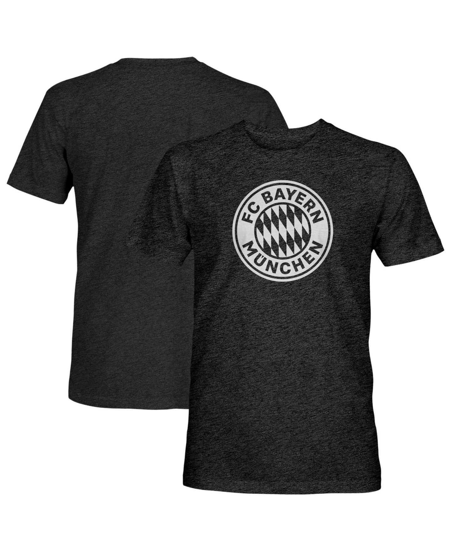 Мужская футболка 1863FC Black Bayern Munich Mono Badge Vintage Tri-Blend — фото 1