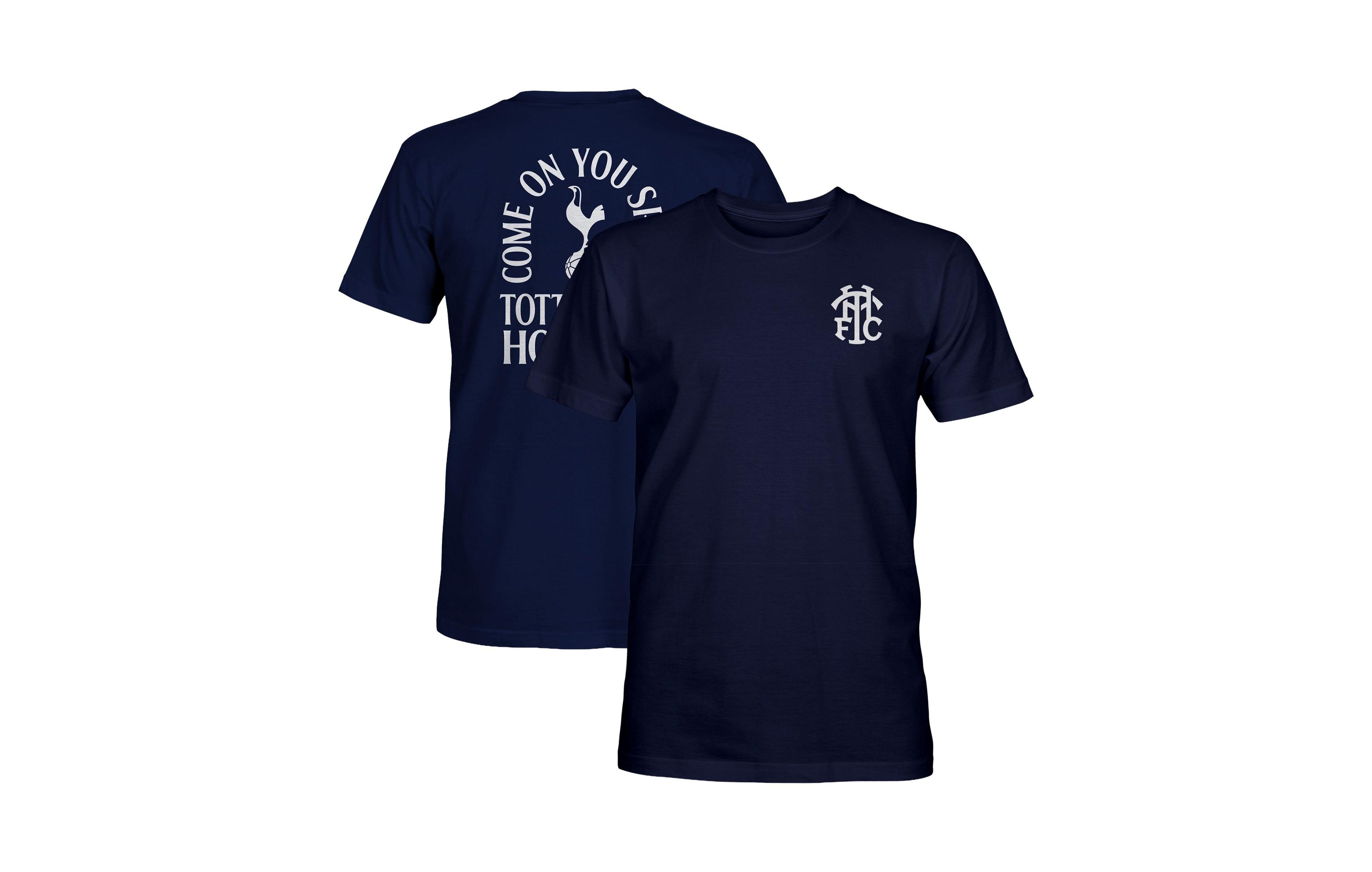 1863FC Men's Navy Tottenham Hotspur True To Glory Heavyweight T-Shirt
