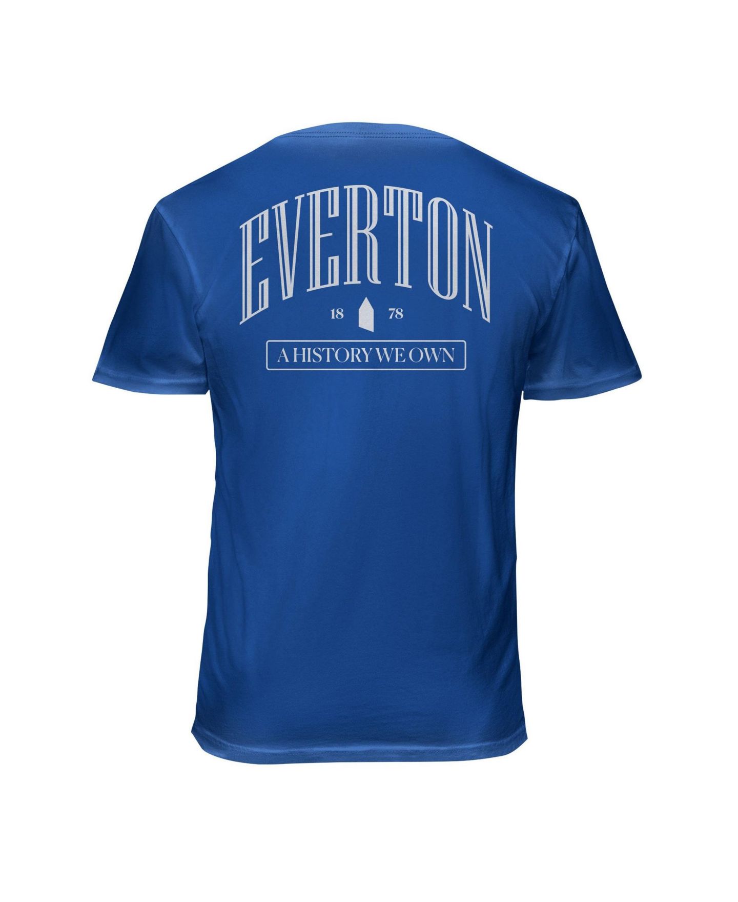 Мужская футболка 1863FC Blue Everton Back Wordmark Soft Wash — фото 3