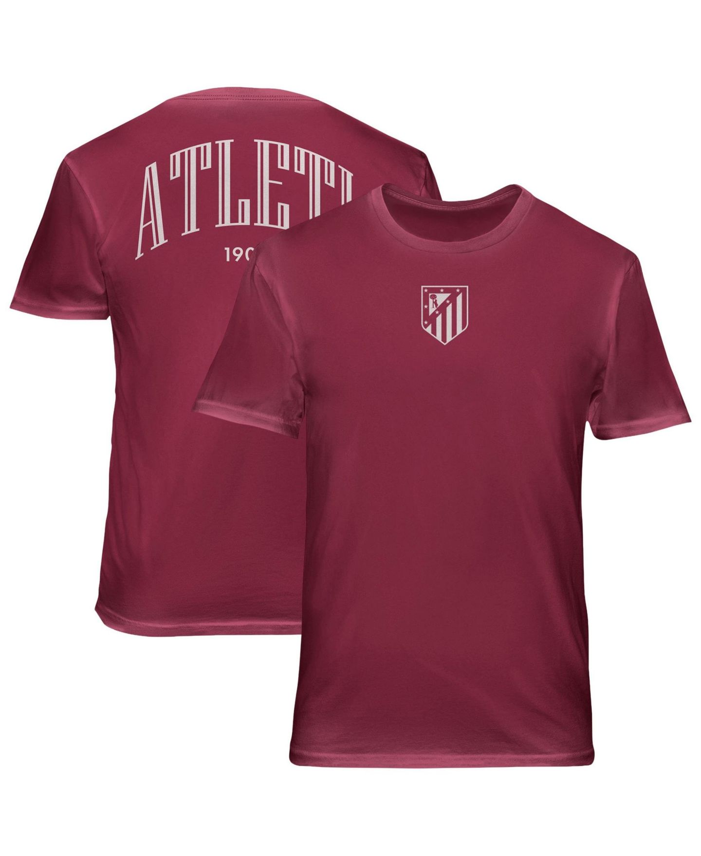 Мужская футболка 1863FC Red Atletico de Madrid Back Wordmark Soft Wash — фото 1