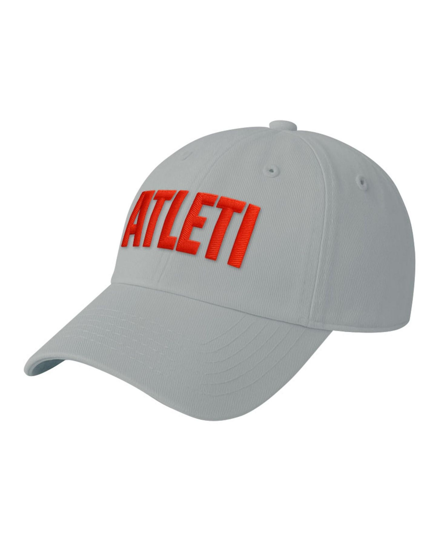 Мужская кепка 1863FC Gray Atletico de Madrid Retro Badge Crew Adjustable Hat — фото 1