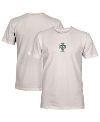 Men's Gray Portugal National Team Center Mono Badge Premium T-Shirt