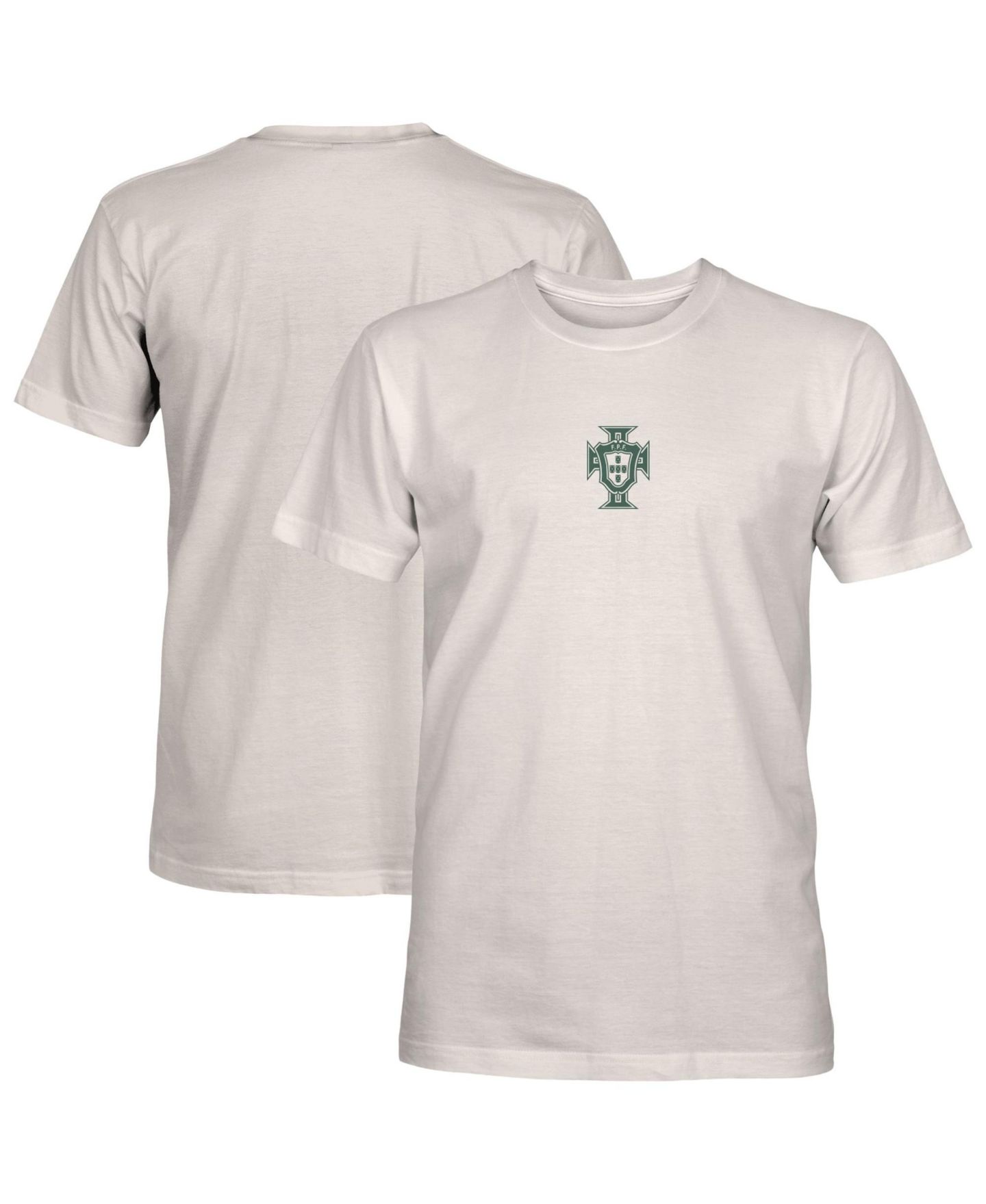 Мужская футболка 1863FC Gray Portugal National Team Center Mono Badge Premium — фото 1