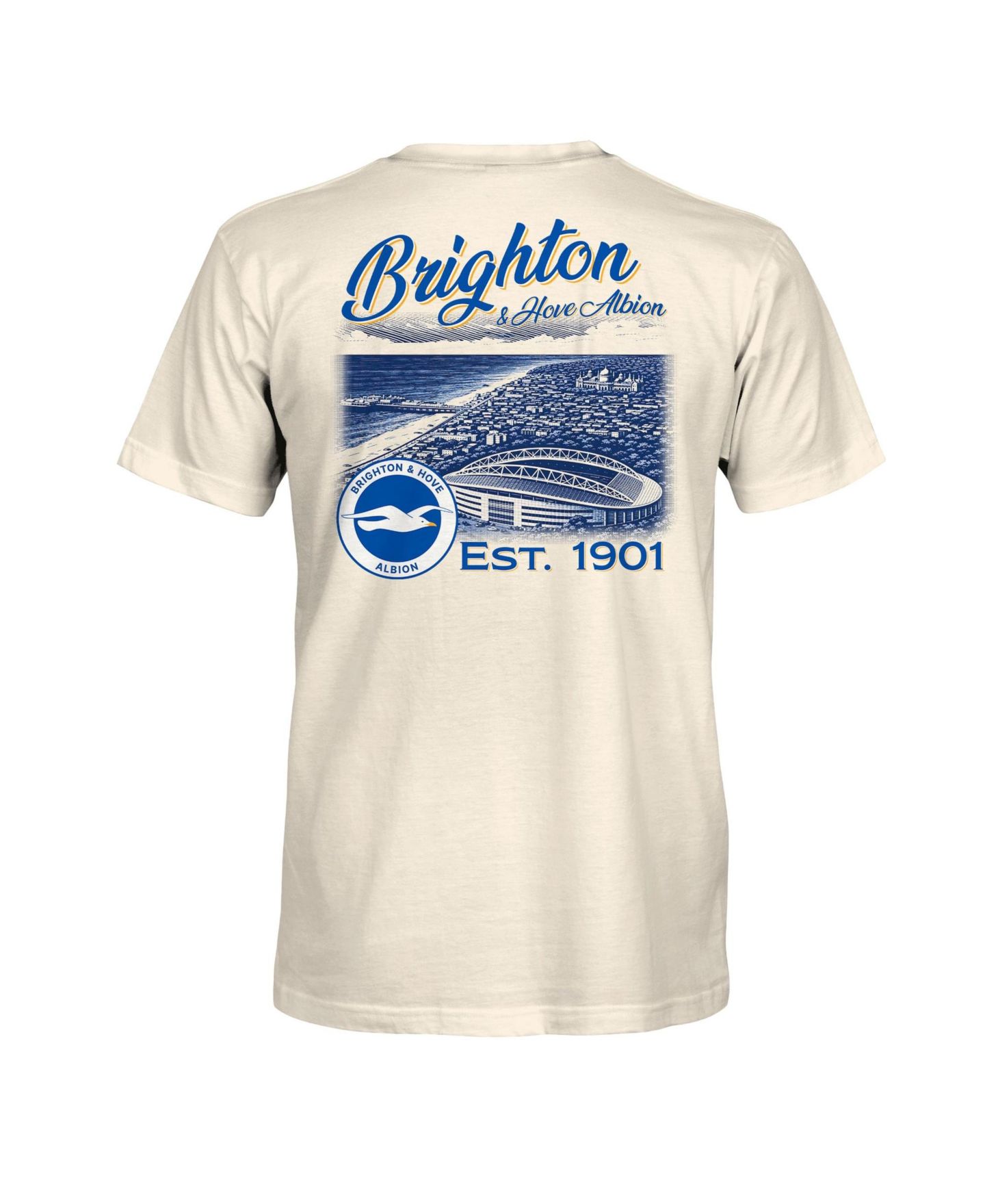 Мужская футболка 1863FC Cream Brighton and Hove Albion Hometown — фото 3