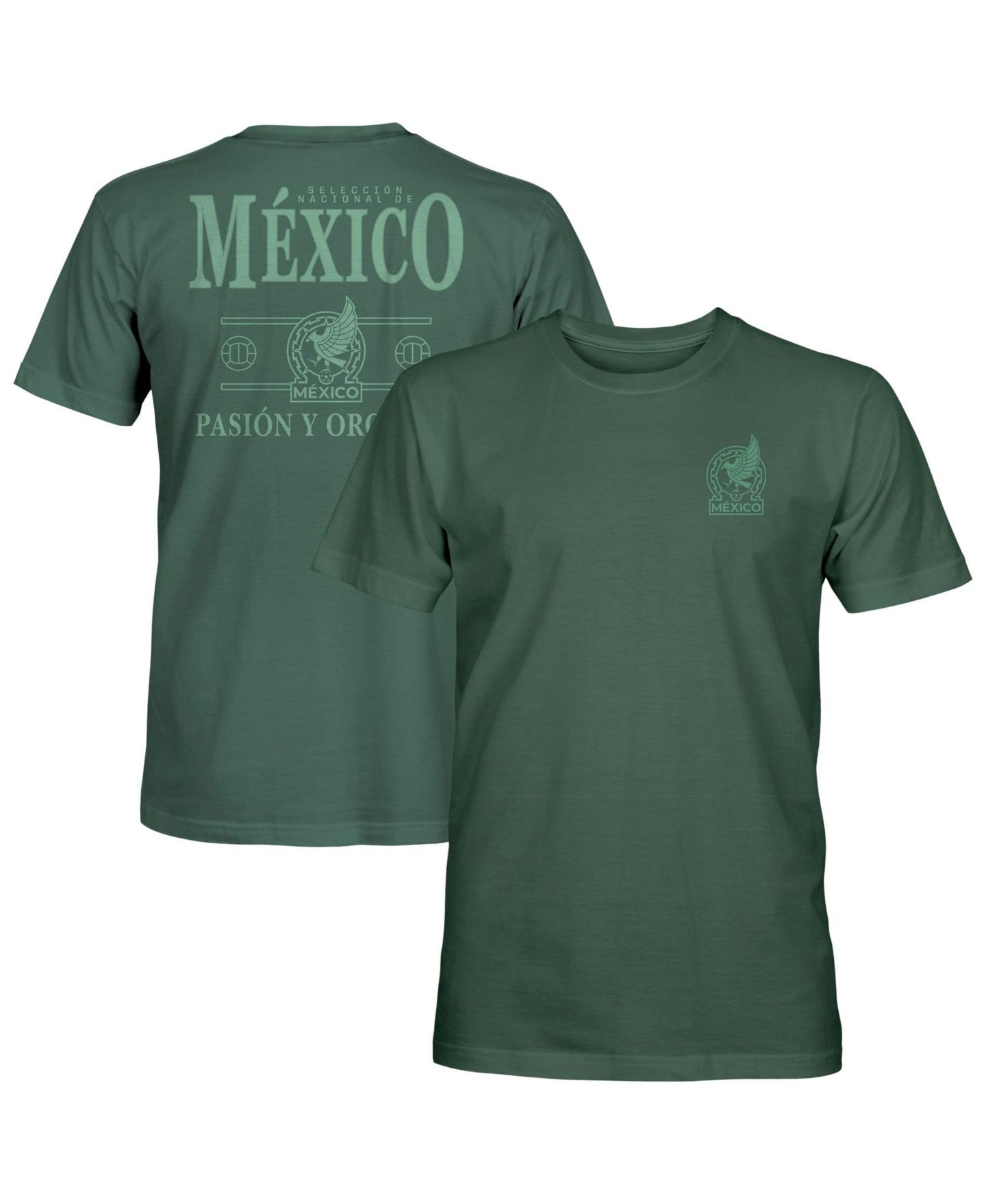 Мужская футболка 1863FC Green Mexico National Team Two-Tone — фото 1