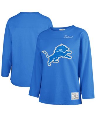 Women's Blue Detroit Lions Game Nod Timeless Long-Sleeve T-Shirt