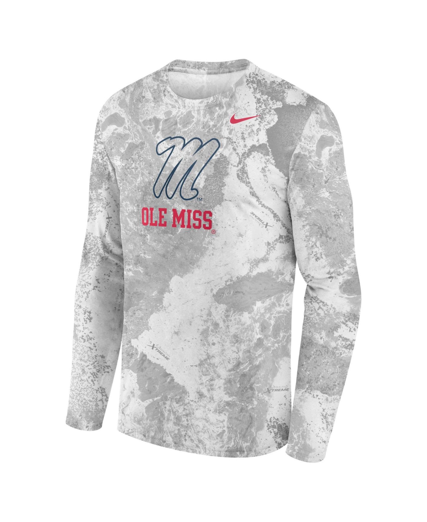 Мужская футболка Nike White Ole Miss Rebels x Realtree Dri-FIT Legend Long-Sleeve — фото 2