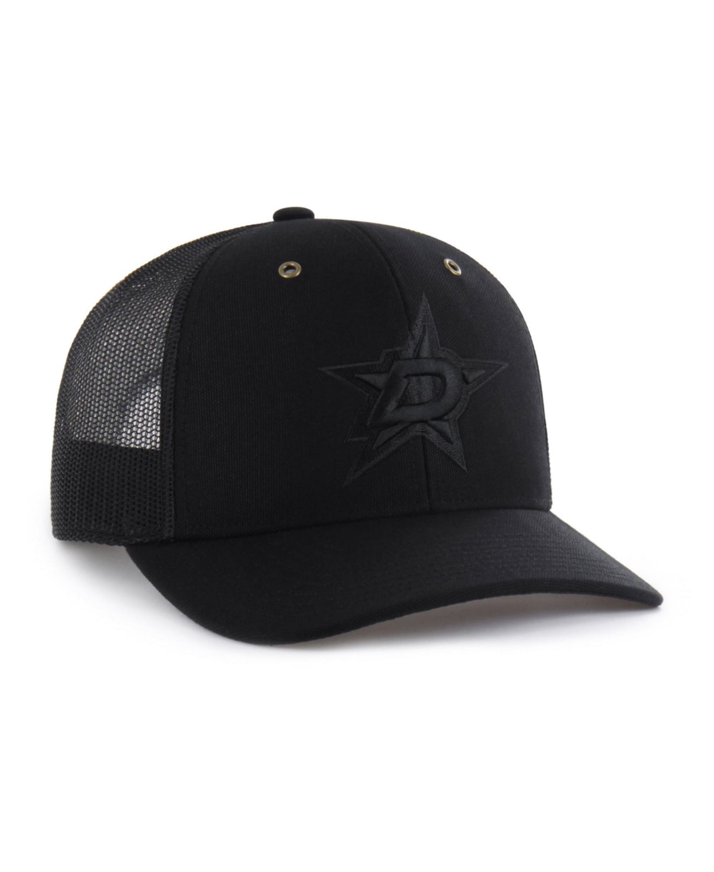 Мужская кепка '47 Brand x Carhartt Black Dallas Stars Black Trucker Adjustable Hat — фото 2