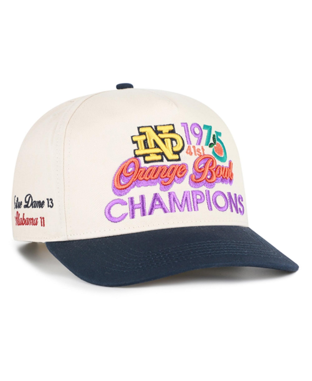 '47 Brand Men's Natural Notre Dame Fighting Irish Orange Bowl Champions Scored Hitch Adjustable Hat - Natural