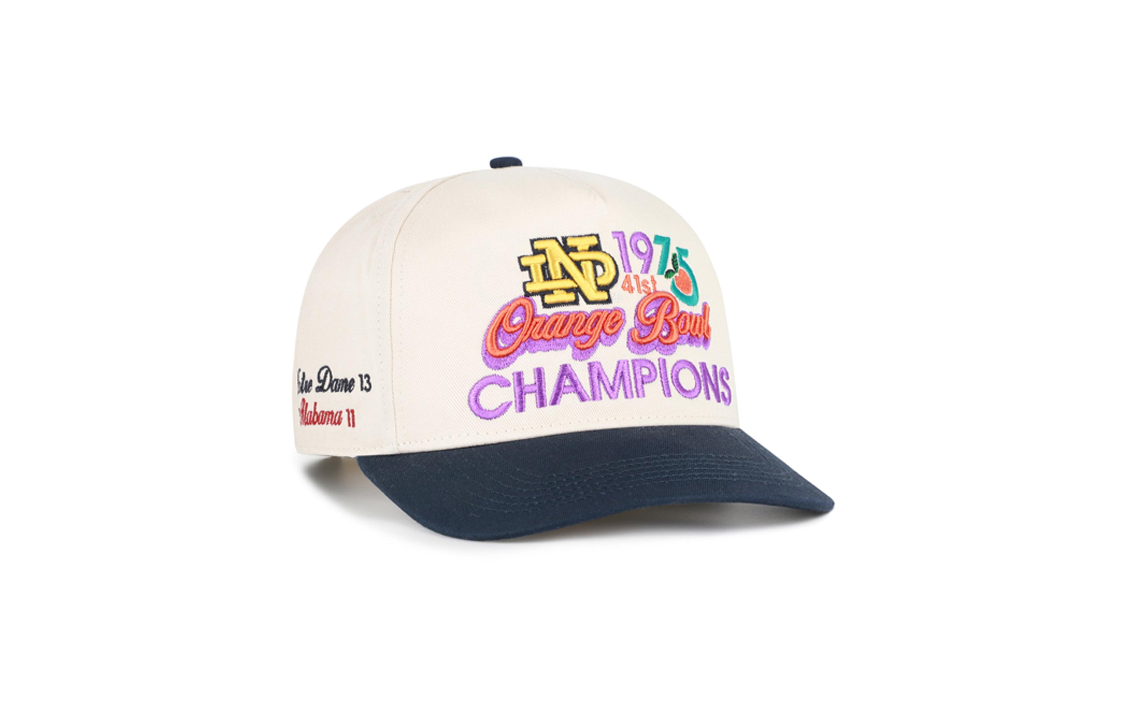 '47 Brand Men's Natural Notre Dame Fighting Irish Orange Bowl Champions Scored Hitch Adjustable Hat