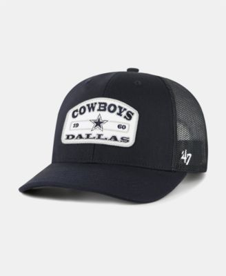 Men's Navy Dallas Cowboys Roadway Strap Adjustable Trucker Hat