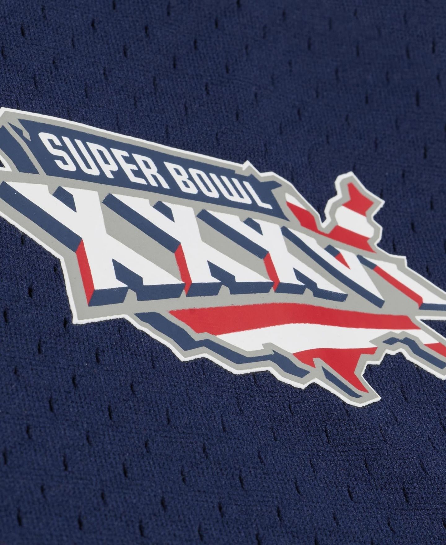 Мужской топ Mitchell & Ness Tom Brady Navy New England Patriots Retired Player Name & Number Mesh — фото 6