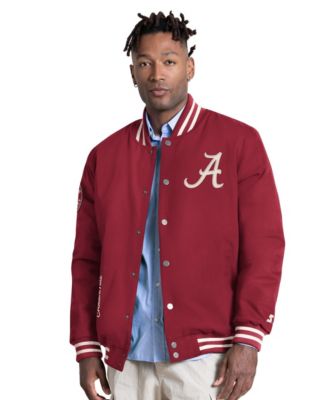 Men's Crimson Alabama Crimson Tide Spectator Varsity Full Snap Jacket