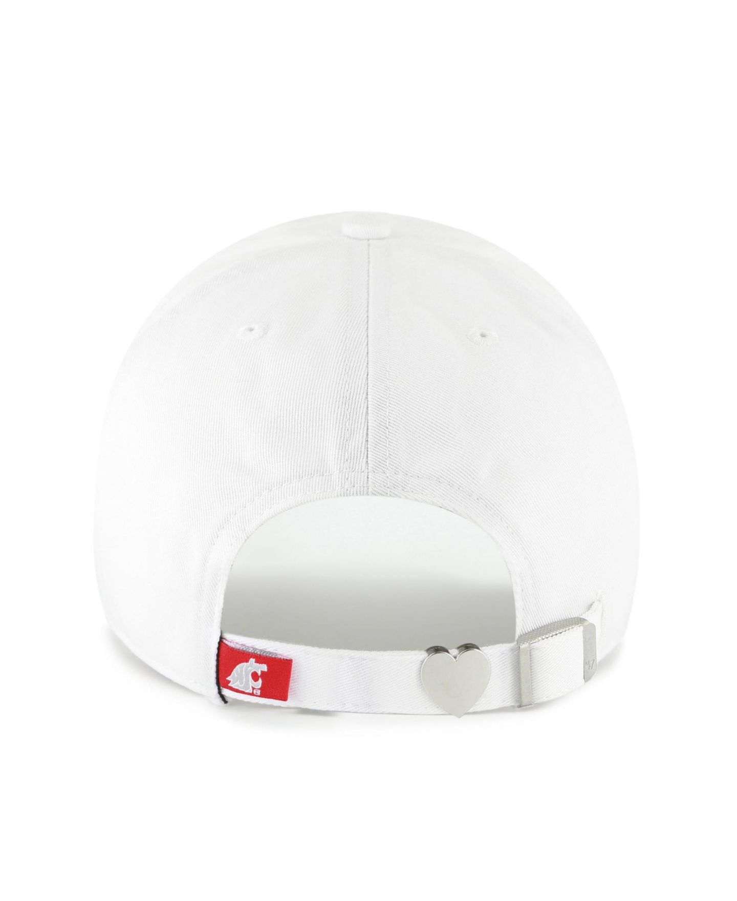 Женская кепка '47 Brand White Washington State Cougars Trendy Script Clean Up Adjustable Hat — фото 3