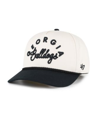 Women's Cream/Black Georgia Bulldogs Rope Script Hitch Adjustable Hat