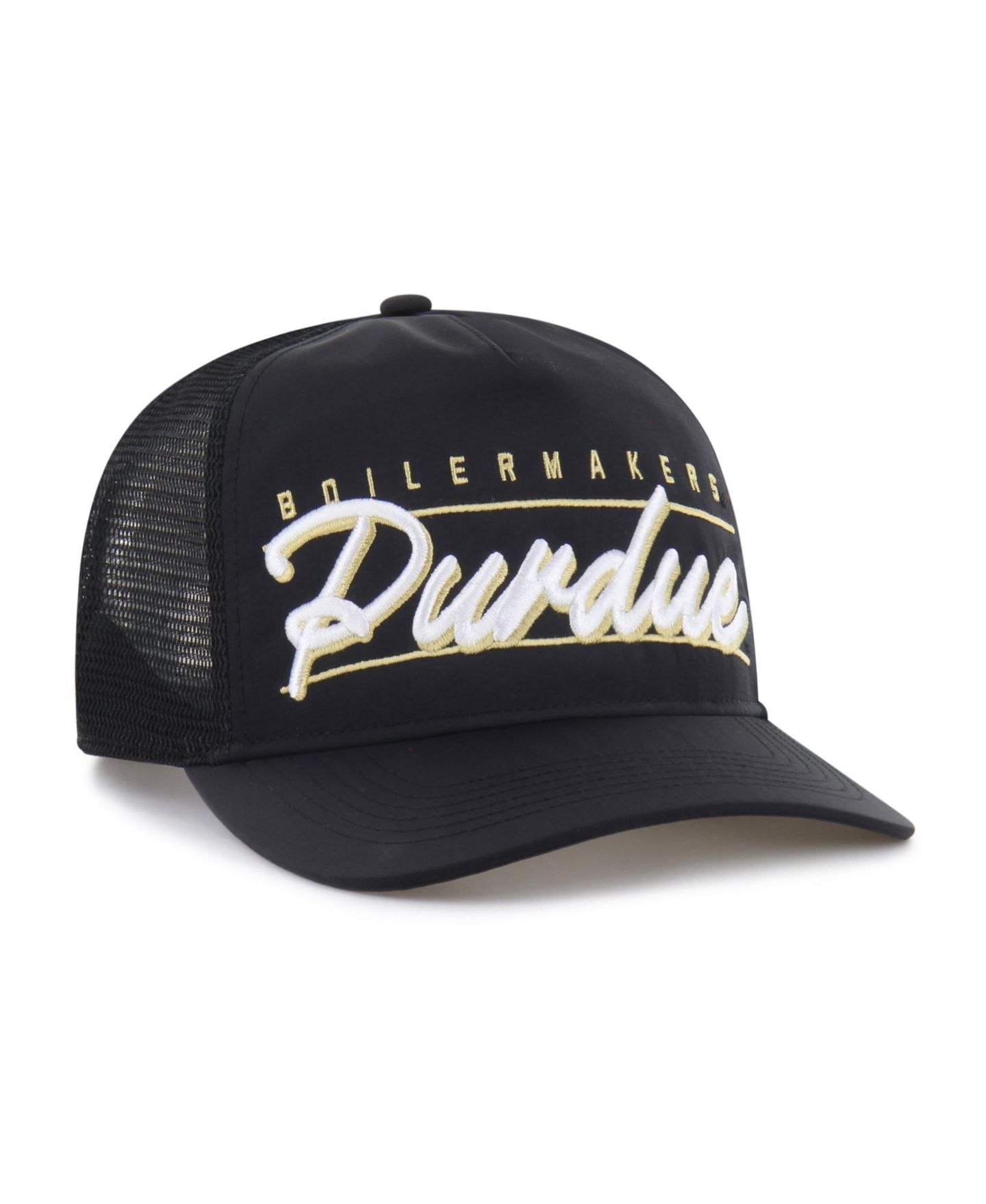 Кепка '47 Brand Black Purdue Boilermakers Condor Mesh Hitch Adjustable Hat — фото 2