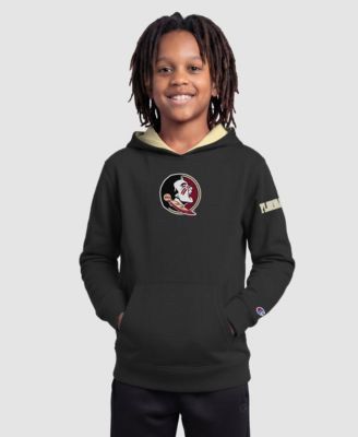 Big Boys' and Girls' Black Florida State Seminoles Fleece Hoodie