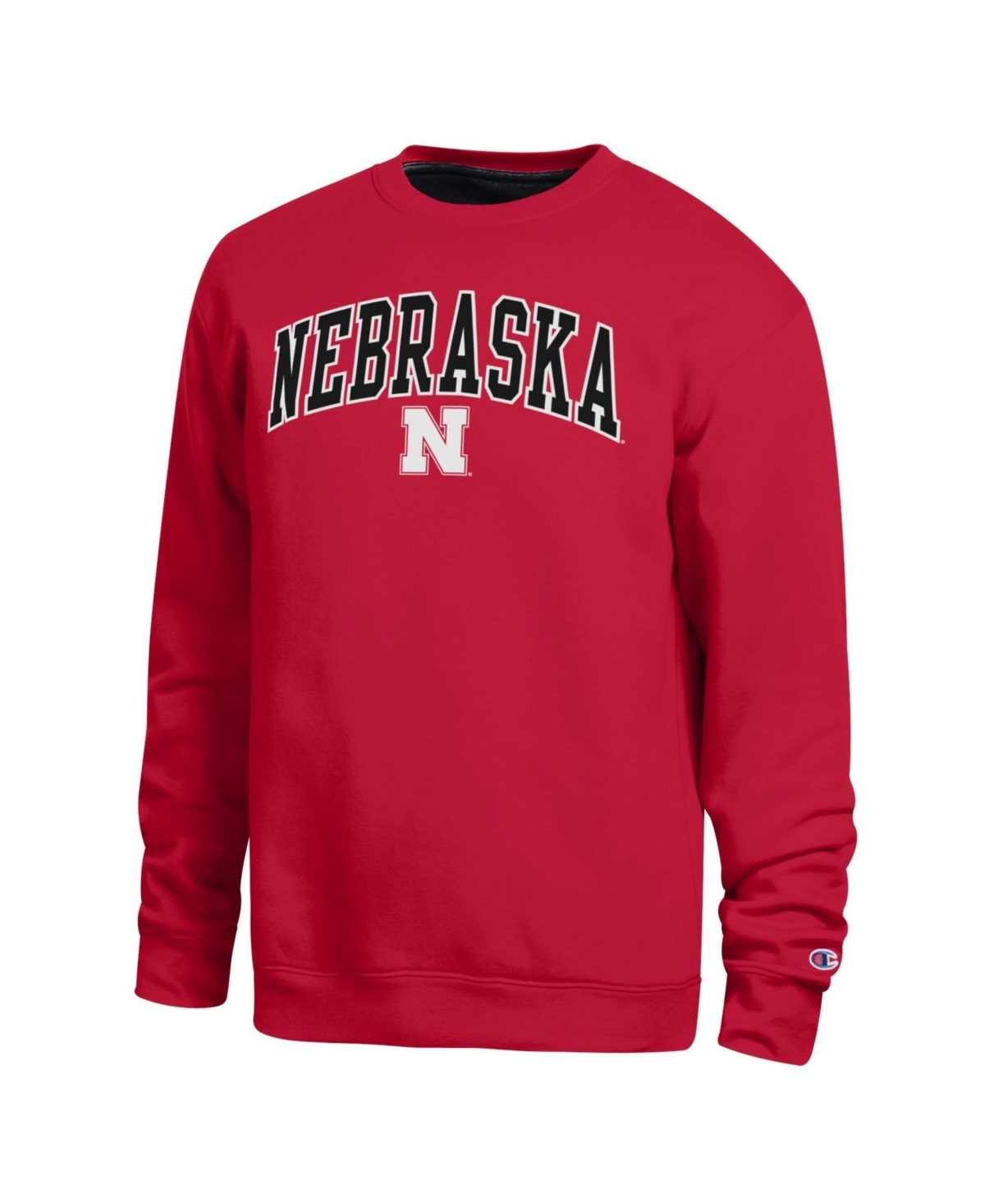 Champion Men's Scarlet Nebraska Huskers Arch Sweatshirt - Scarlet