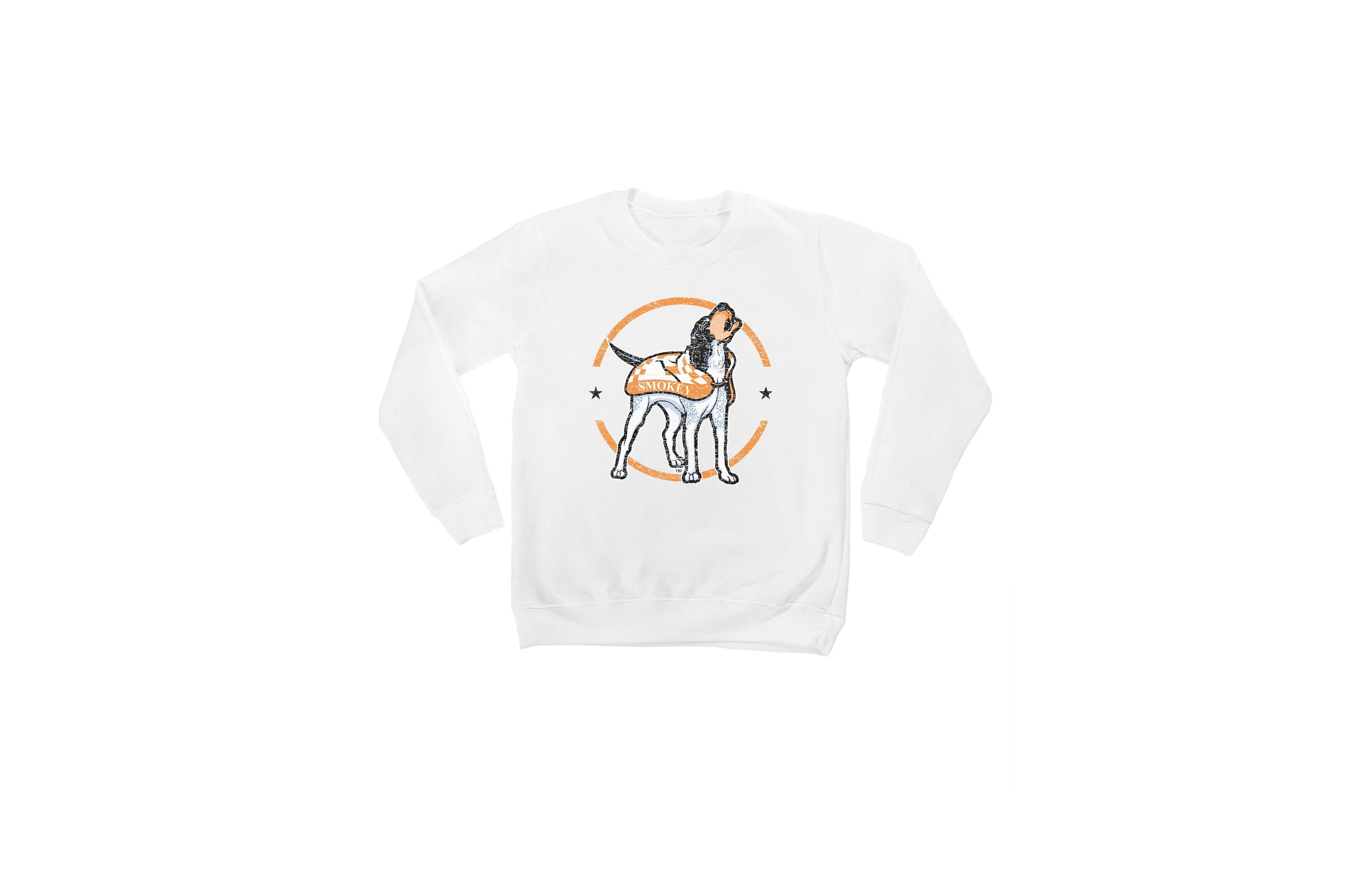 Gameday Couture Big Boys' and Girls' White Tennessee Volunteers End Zone Pullover Sweatshirt