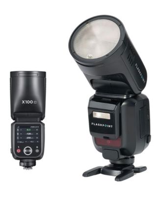 X100 TTL R2 On Camera Li-ion Round Head Flash for Canon, Godox V100 C