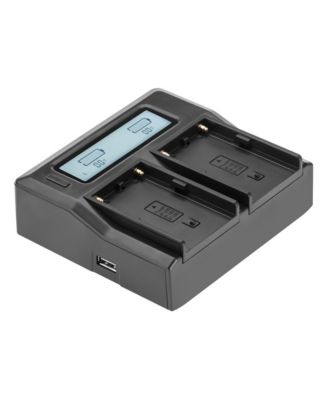 Dual Smart Charger with LCD Screen USB Battery Charger for Sony BP-U Series Batteries