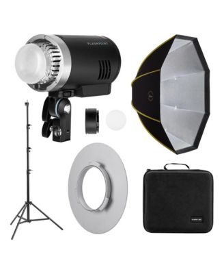 XPLOR 300 Pro TTL R2 Battery-Powered Monolight Kit with Glow EZ Octa 36" Softbox,9.5' Pro Air-Cushioned Light Stand, and S2 Bowens S-type