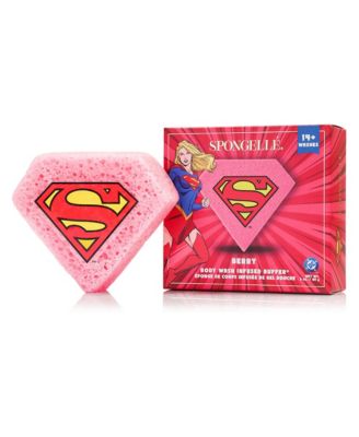 Dc Supergirl Body Wash Infused Buffer- Super Berry