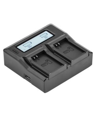 Dual Smart Charger with LCD Screen for Canon LP-E12