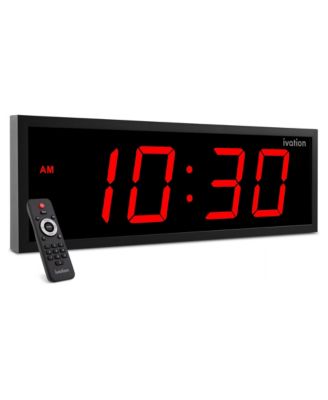 18" Digital LED Display Wall Clock with Timer